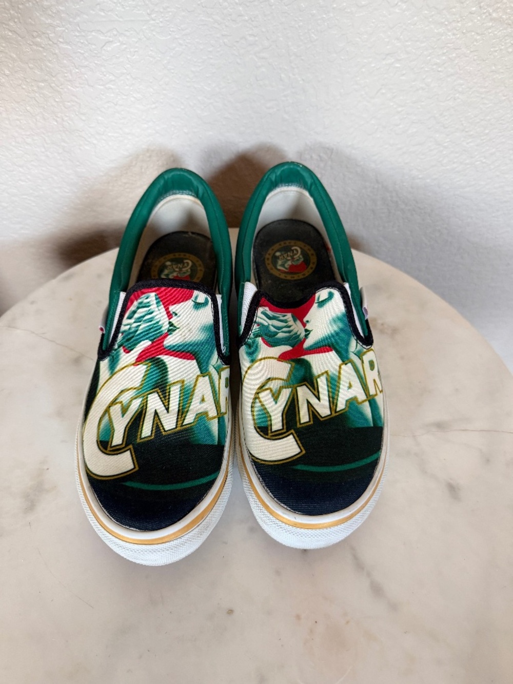 Cynar Amaro Italian Liqueur Slip On Sneakers Women's 8.5 EU 39 Vans Style